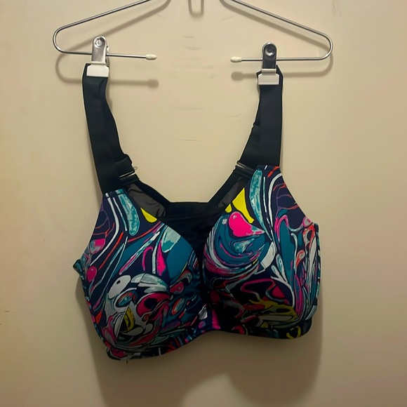 LIVI for Lane Bryant Colorful Wireless Sports Bra in Size 42DD (E), EUC - Picture 2 of 10